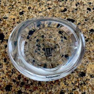 Nambe full lead crystal votive glass holder new